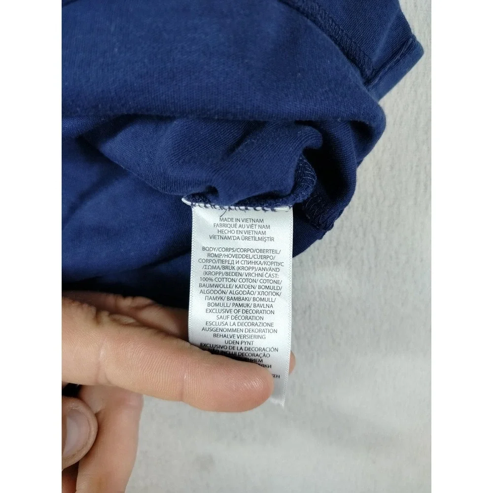 Polo Ralph Lauren Polo Shirt Mens Medium Blue Custom Slim Fit Pony Cotton Casual